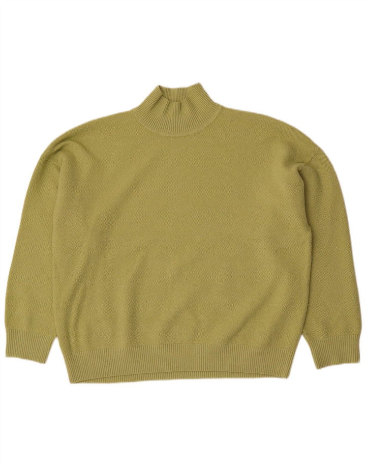 Marks & Spencer Γυναικείο πουλόβερ με λαιμό χελώνα UK 16 Large Green