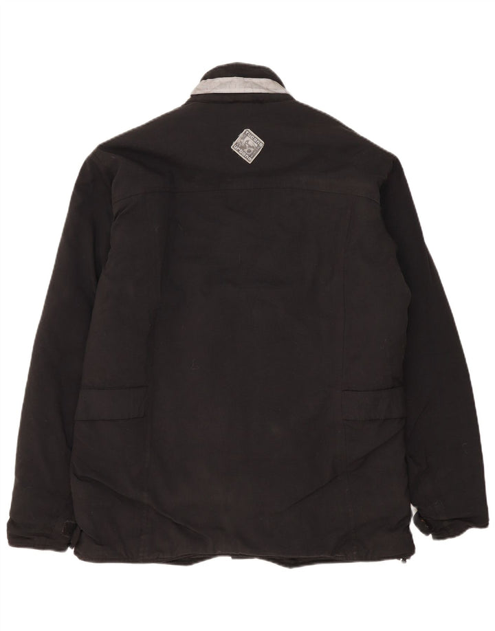 Tucano Urbano Mens Utility Jacket UK 42 XL Μαύρο Πολυαμίδιο