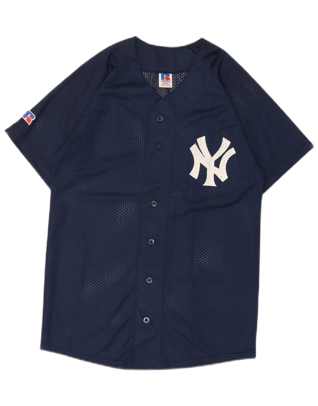 RUSSELL ATHLETIC Boys Jersey Top 13-14 ετών Large Navy Blue