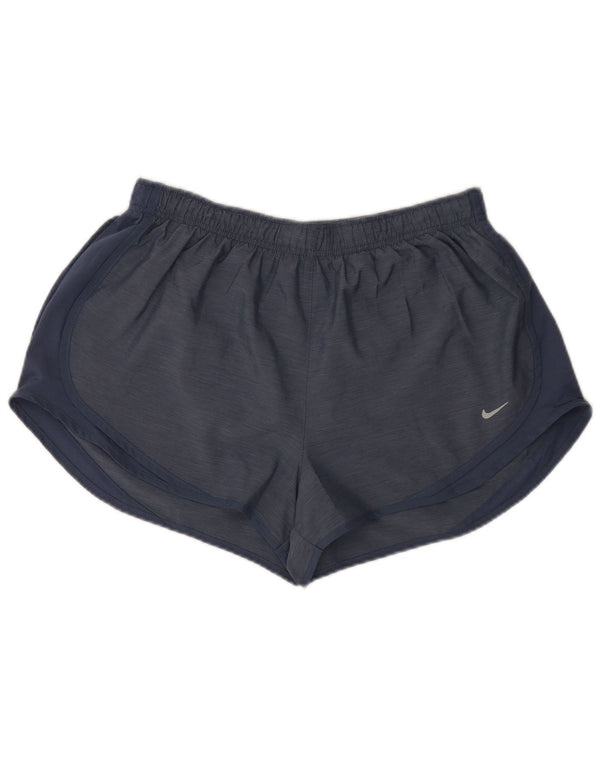 Nike γυναικείο αθλητικό σορτς Dri Fit UK 18 XL Navy Blue με όψη πολυεστέρα