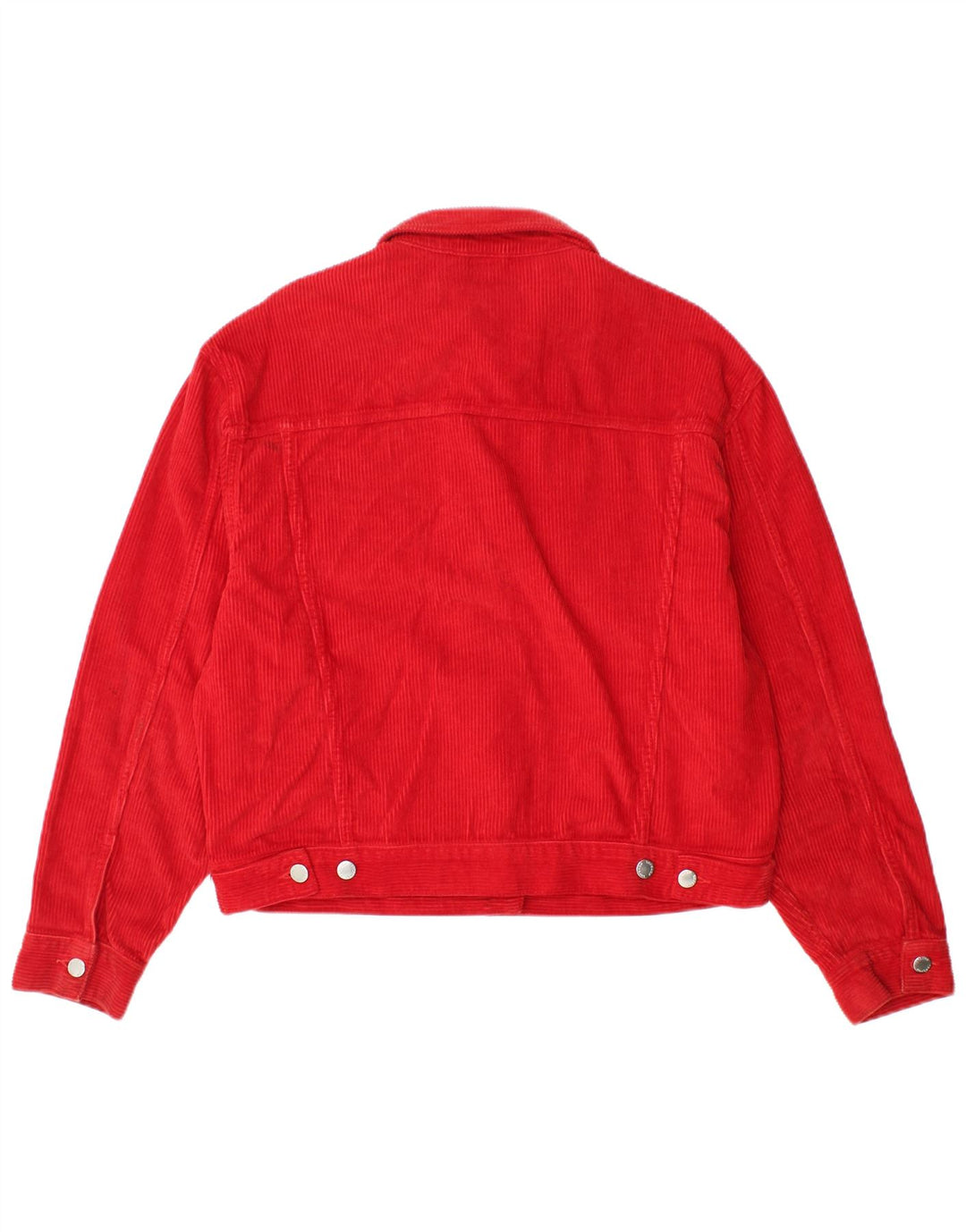 Topshop Γυναικείο Κοτλέ Μπουφάν UK 10 Small Red Cotton