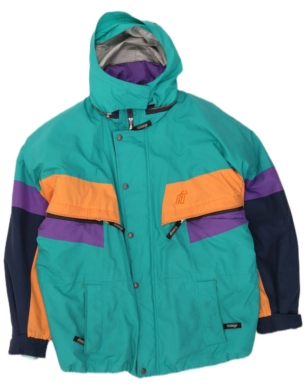 NORDICA Ανδρικό μπουφάν σκι με κουκούλα IT 50 Large Blue Colourblock