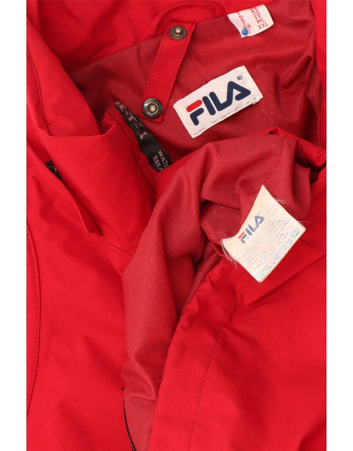 Fila Ανδρικό μπουφάν αδιάβροχο IT 52 XL Red Polyamide Sports