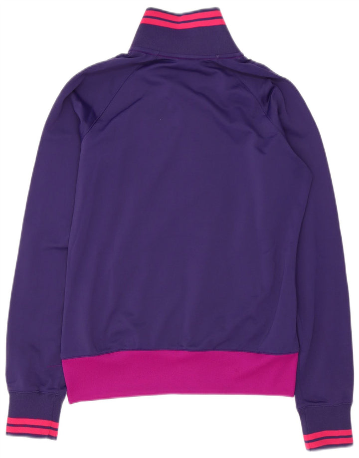 Γυναικεία φόρμα NIKE Top Jacket UK 12 Medium Purple Colorblock Polyester