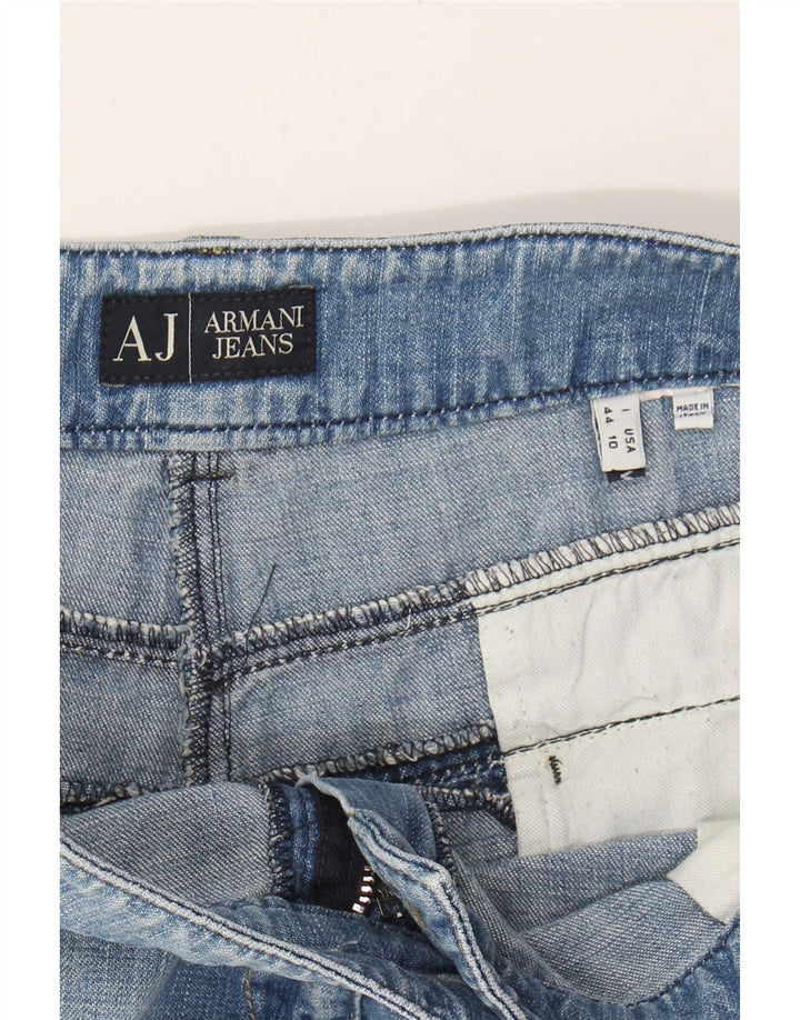 ARMANI Womens Denim Shorts IT 44 Medium W30 Blue Vintage Armani and Second-Hand Armani from Messina Hembry 