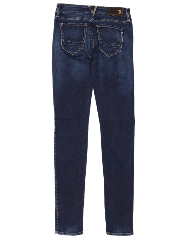 REPLAY Γυναικείο Ροζ Skinny Jeans W24 L32 Navy Blue Viscose