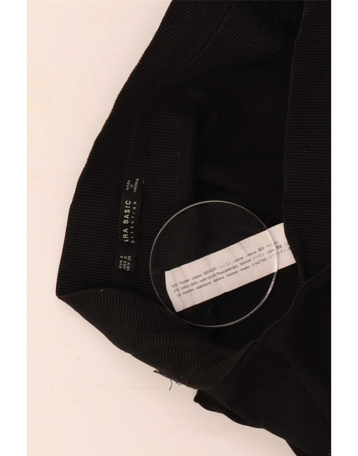 Zara Γυναικείο Κολάν UK 8 Small Black Viscose