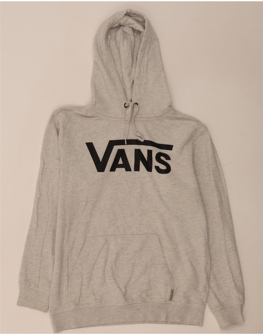 Ανδρικό γραφικό κουκούλα Vans από βαμβακερό μικρό γκρι χρώμα