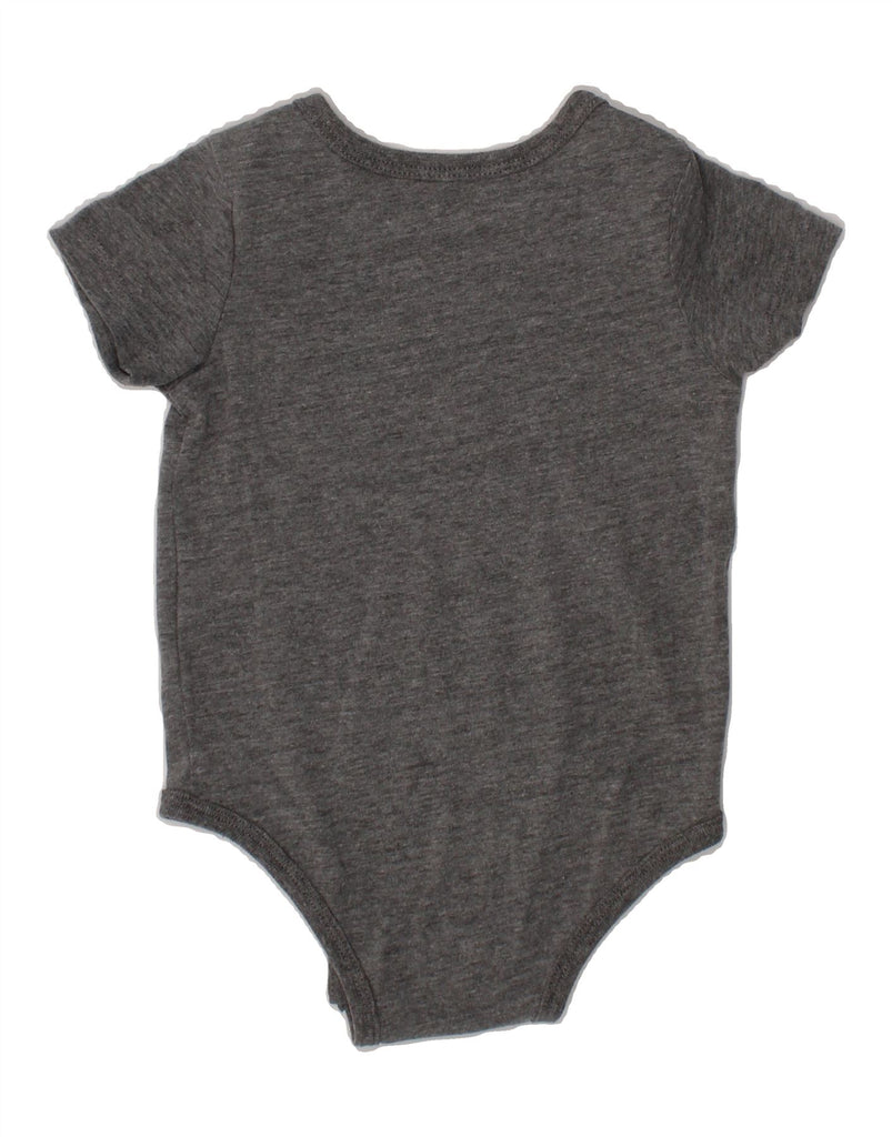 NIKE Baby Girls Graphic Bodysuit 3-6 Months Grey Cotton Vintage Nike and Second-Hand Nike from Messina Hembry 