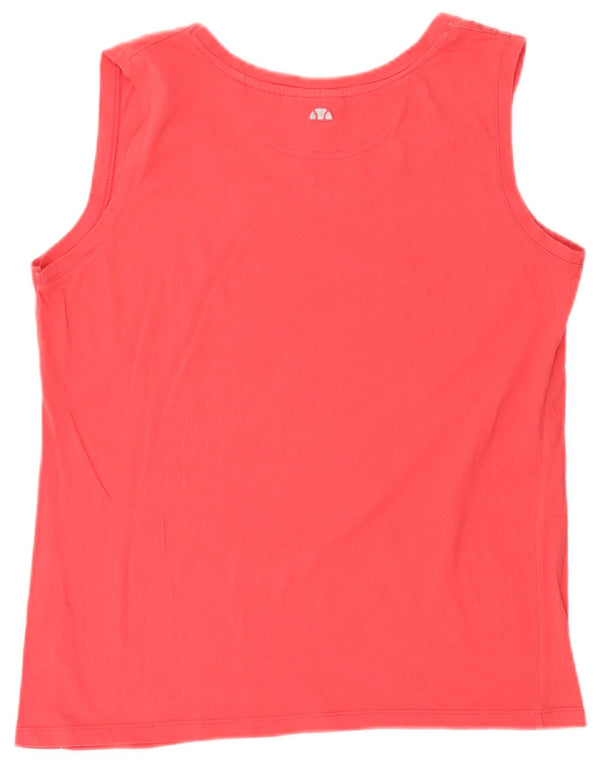 Ellesse Γυναικείο Γραφικό Γιλέκο Τοπ UK 20 2XL Ροζ Βαμβακερό