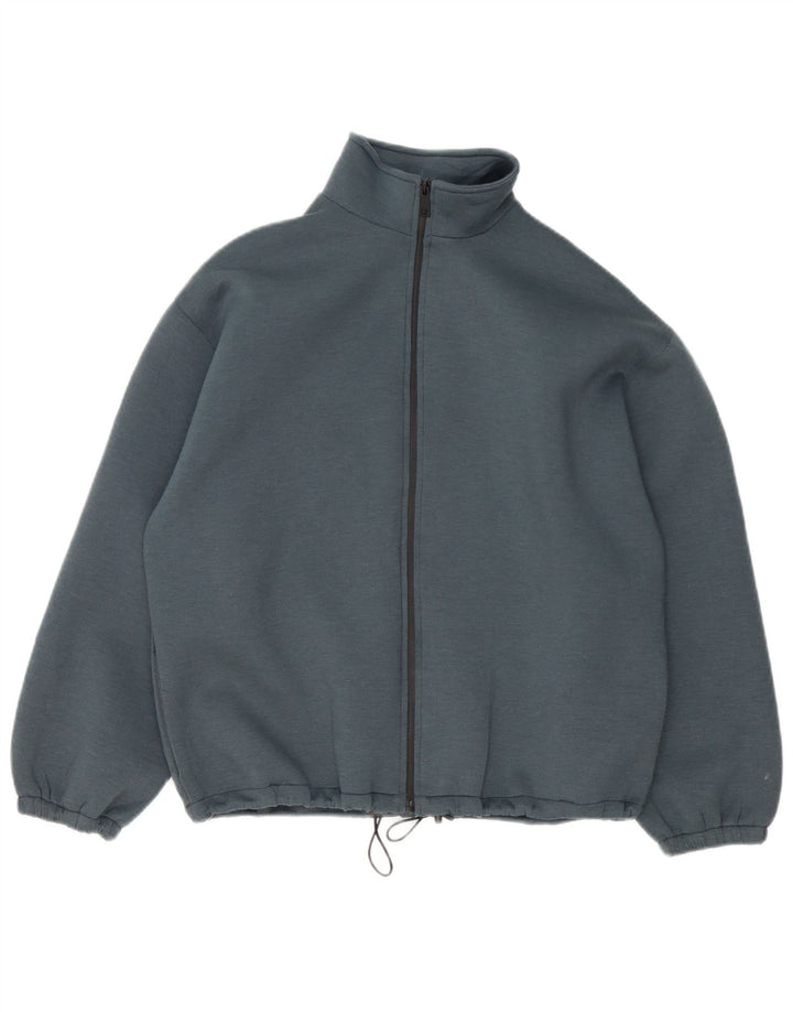 Zara Γυναικεία φόρμα Oversized Top Jacket UK 10 Small Blue Polyester