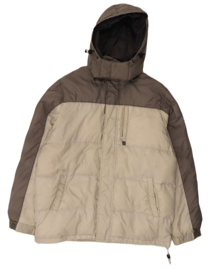 Ανδρικό μπουφάν με κουκούλα Champion UK 40 Large Grey Colourblock