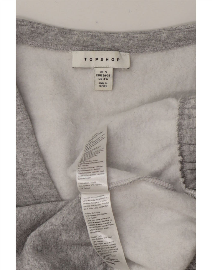 Γυναικεία φούτερ Topshop Crop Oversized Jumper UK 10 Small Grey Polyester