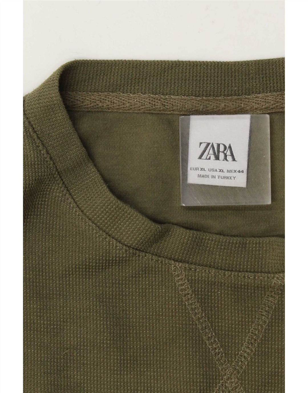 Zara Ανδρικό T-Shirt Top XL Khaki