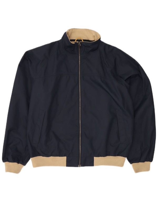 Ανδρικό μπουφάν Gant Bomber UK 42 XL Navy Blue Colorblock Nylon