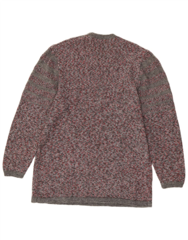 VINTAGE Γυναικείο πουλόβερ με λαιμόκοψη UK 16 Μεγάλο πολύχρωμο Flecked