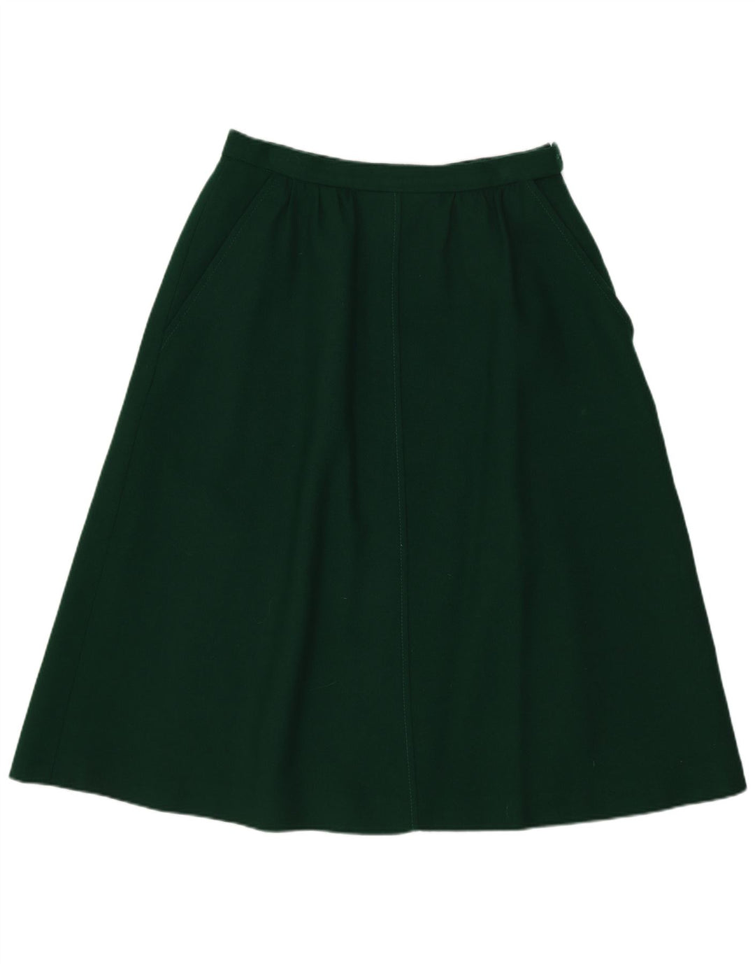 Γυναικεία Jaeger A-Line Φούστα UK 14 Medium W26 Green Wool