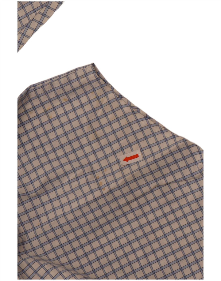 Ανδρικό πουκάμισο Eddie Bauer XL White Check Cotton