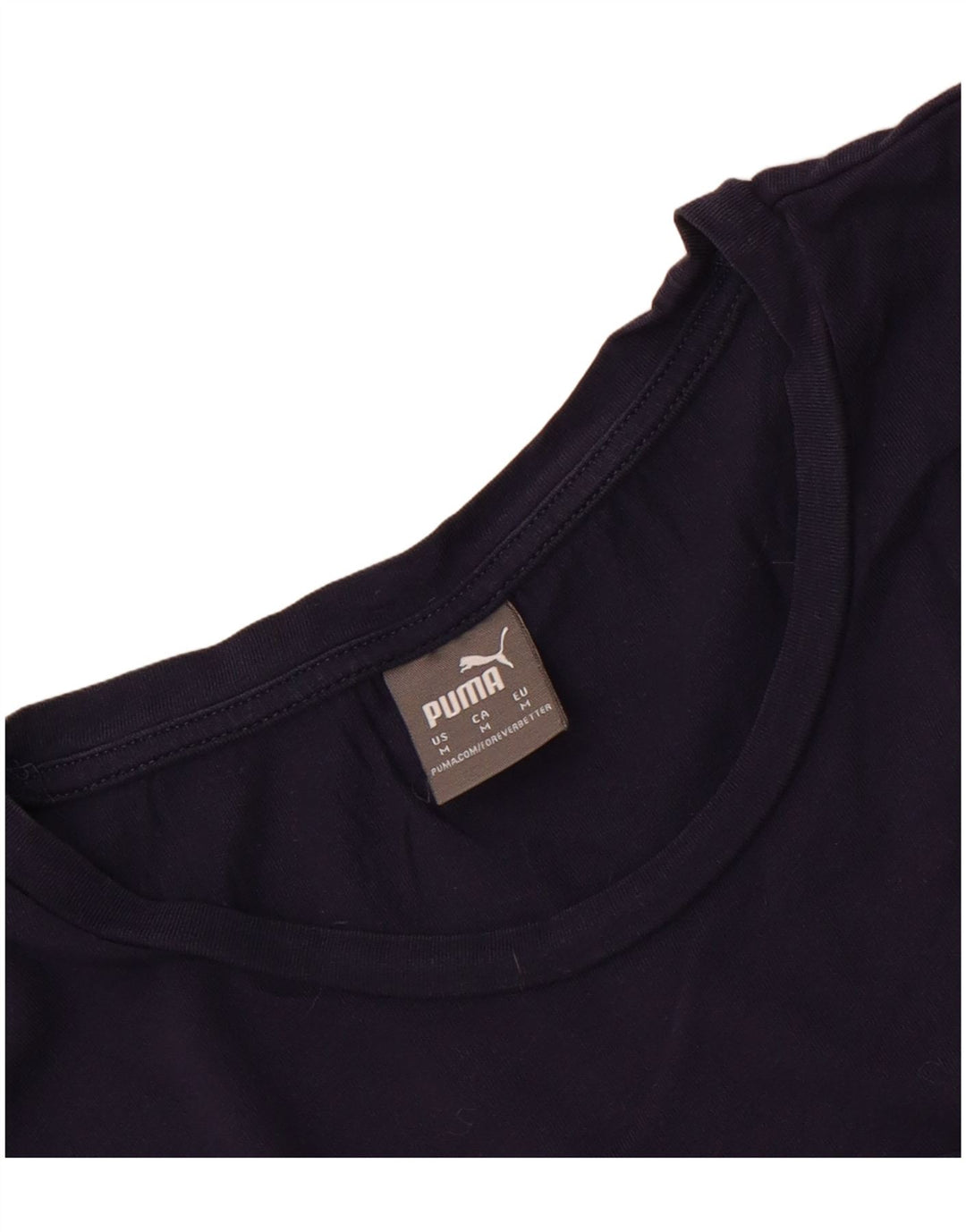 Γυναικείο γραφικό μπλουζάκι Puma Top UK 12 Medium Navy Blue