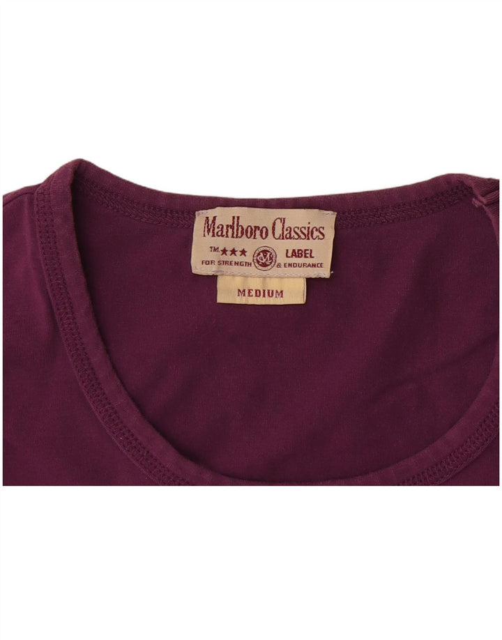 Marlboro Classics Γυναικείο Γραφικό Μακρυμάνικο UK 12 Medium Purple