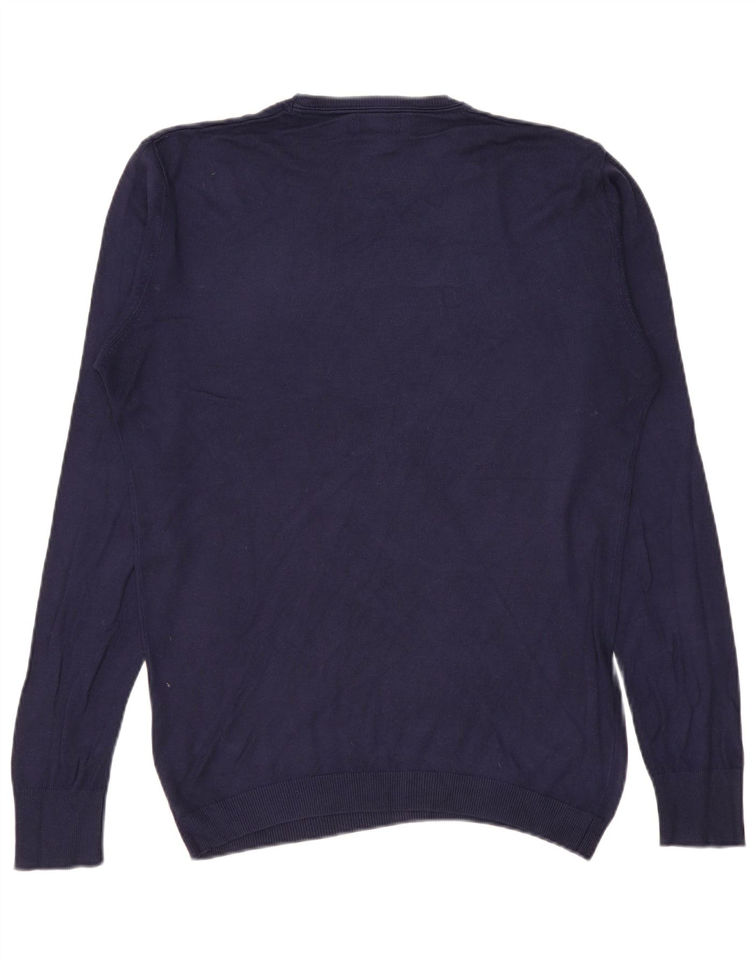 Ανδρικό πουλόβερ Zara Crew Neck Jumper Μεγάλο Navy Blue