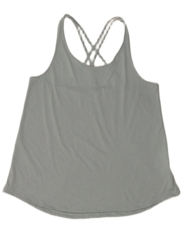 Adidas Γυναικείο Aeroready Vest Top UK 14 Large Grey Polyester