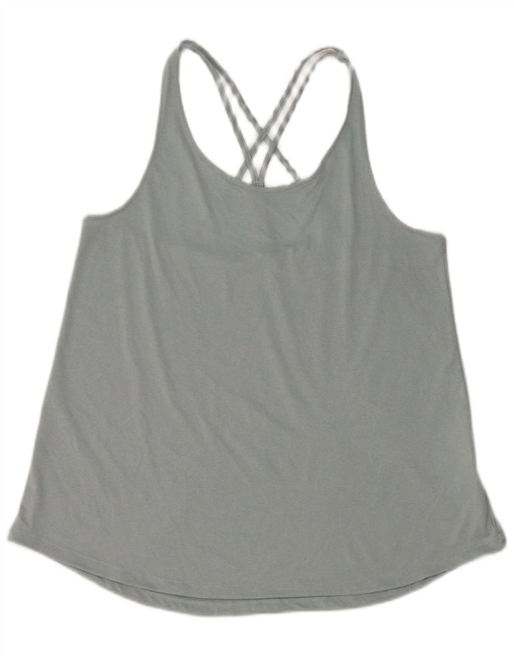 Adidas Γυναικείο Aeroready Vest Top UK 14 Large Grey Polyester