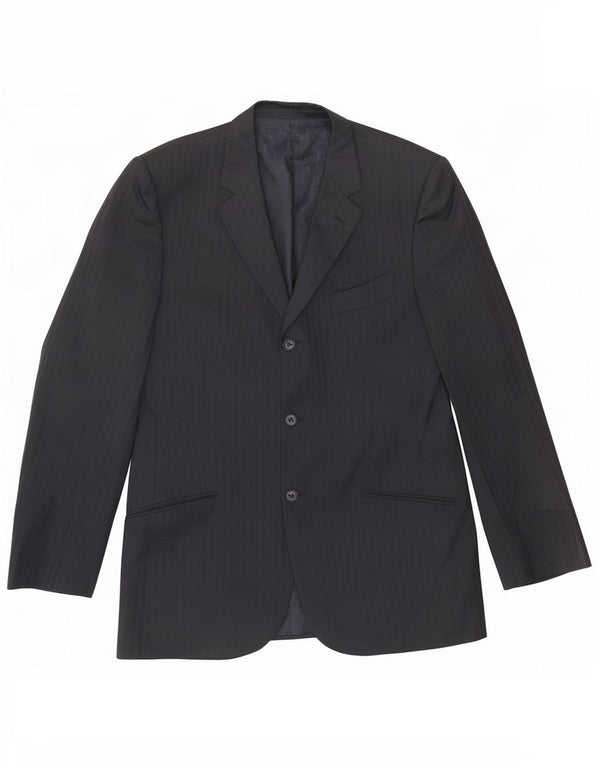 Carlo Pignatelli Ανδρικό σακάκι με 3 κουμπιά σακάκι IT 52 XL Navy Blue Pinstripe