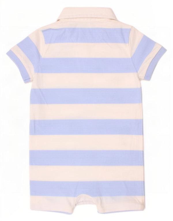 Ralph Lauren Baby Boys Playsuit 12-18 Month Μπλε ριγέ βαμβακερό