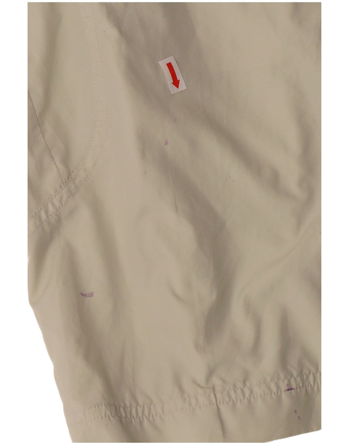 ADIDAS Womens Tracksuit Trousers UK 12 Medium  Beige Polyester