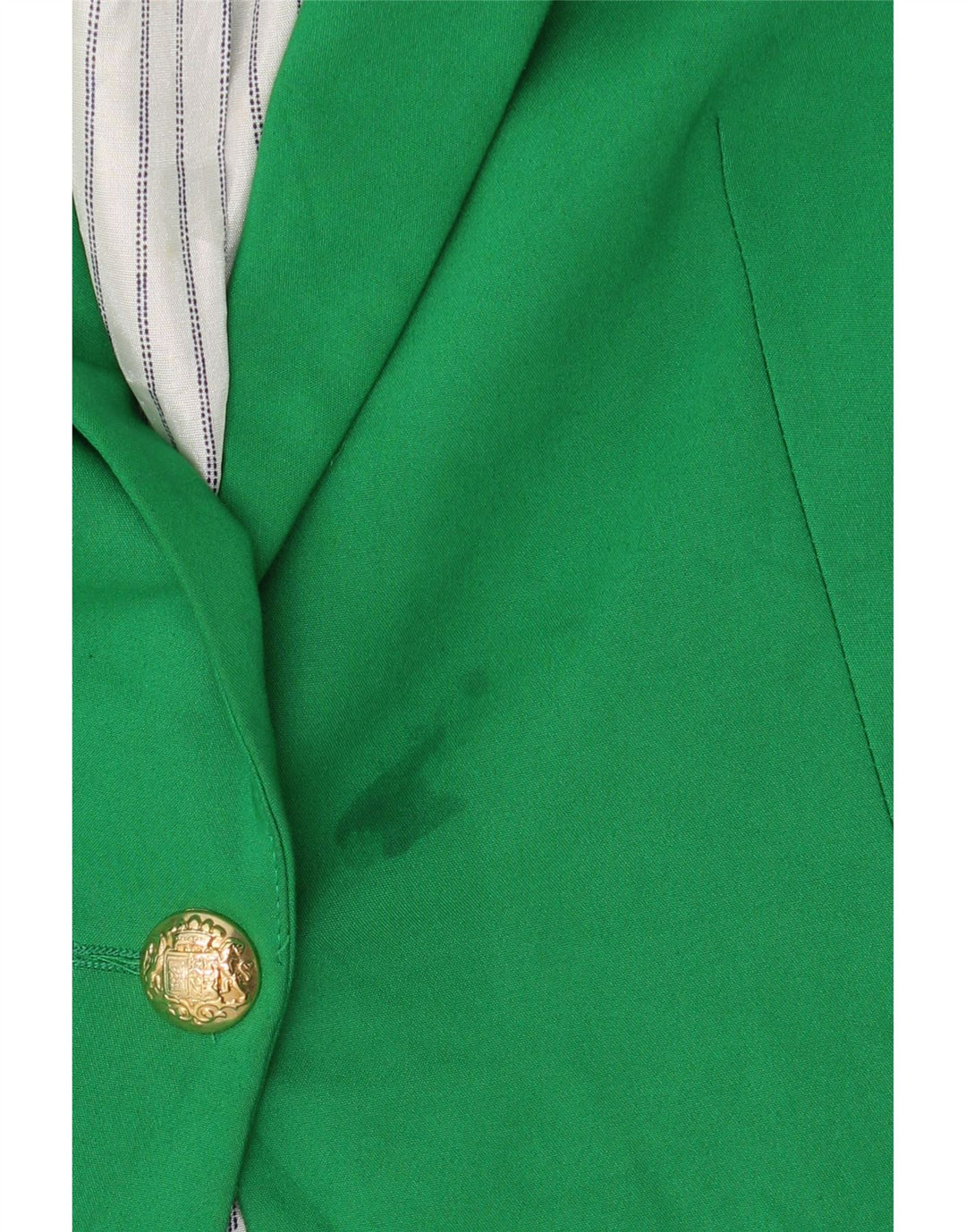 Zara Γυναικείο Μπουφάν Blazer Crop 1 Button UK 18 XL Green Polyester