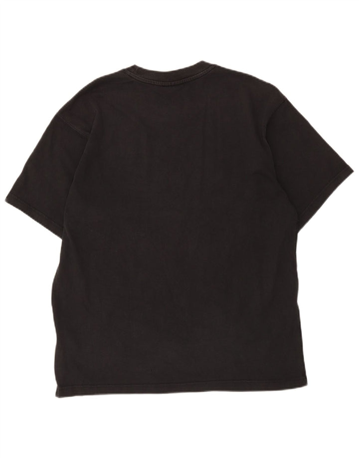 Ανδρικό T-Shirt Adidas Τοπ μεσαίο μαύρο βαμβακερό