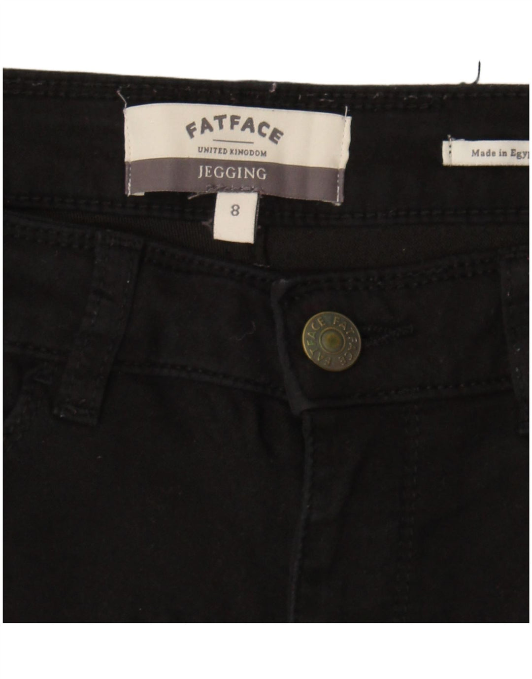 Fat Face Γυναικείο Jegging Jeans UK 8 Small W28 L29 Μαύρο