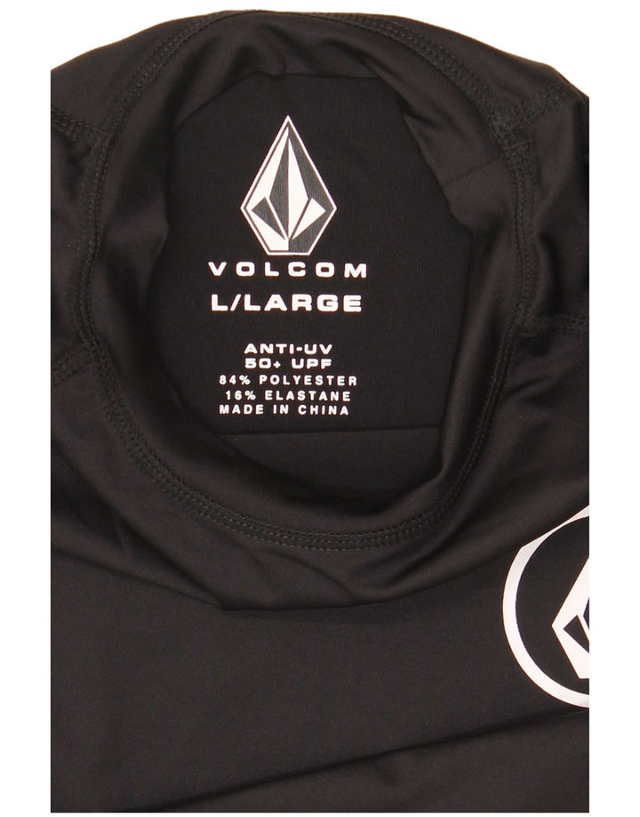 Ανδρικό T-Shirt Volcom Top Large Μαύρο Πολυεστέρας