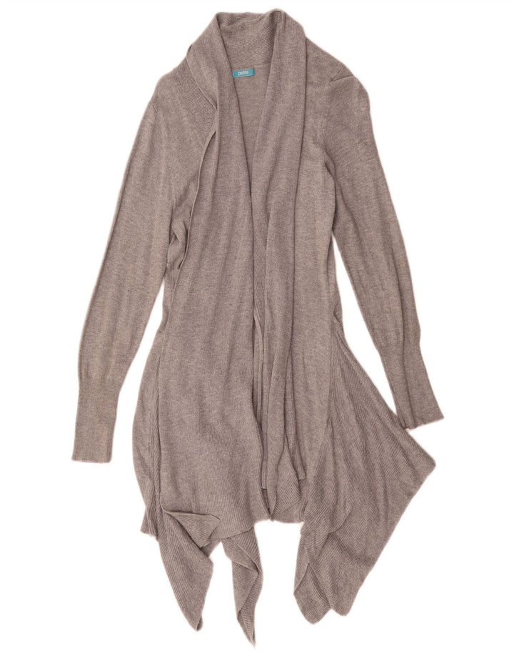 Marks & Spencer Γυναικείο πουλόβερ Longline Cardigan UK 6 XS Grey