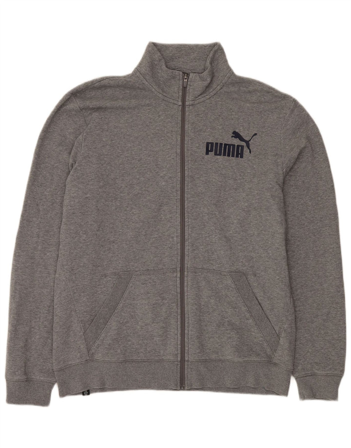 Ανδρική φόρμα γραφικής Puma Μπουφάν XL Γκρι βαμβακερό