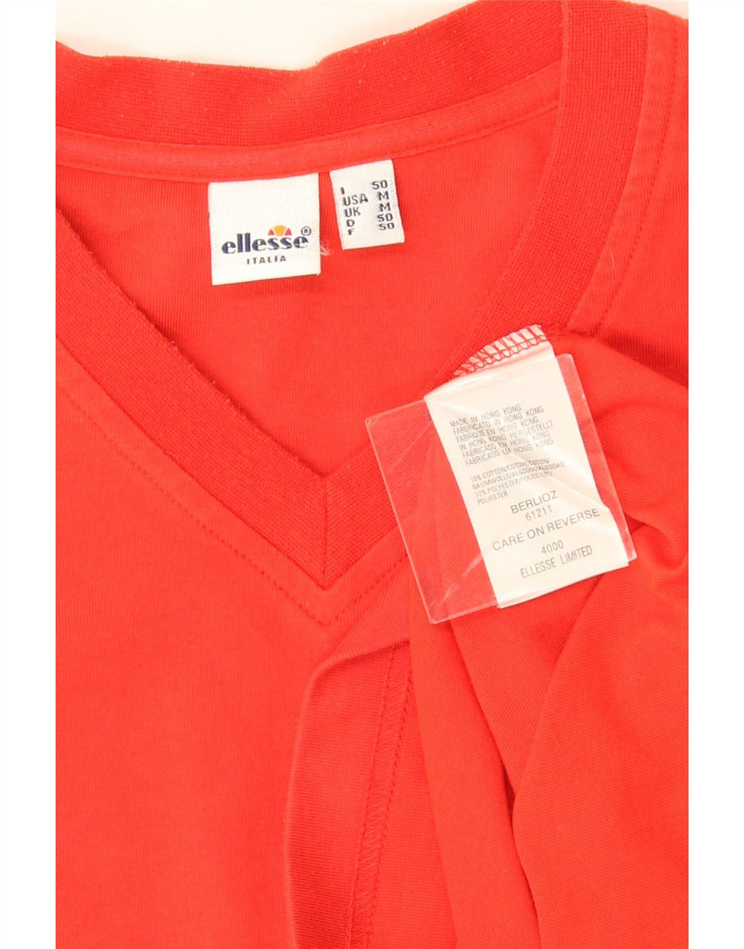 Ανδρικό T-Shirt Ellesse Top Μεσαίο κόκκινο βαμβακερό