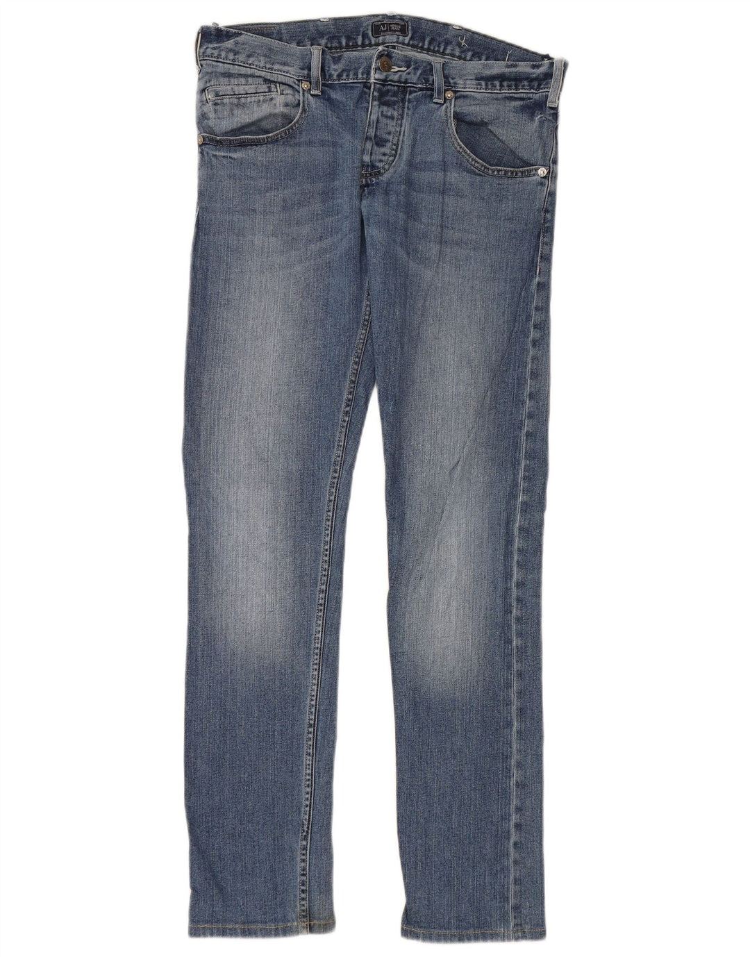 ARMANI Ανδρικό Slim Jeans W31 L33 Μπλε Βαμβακερό