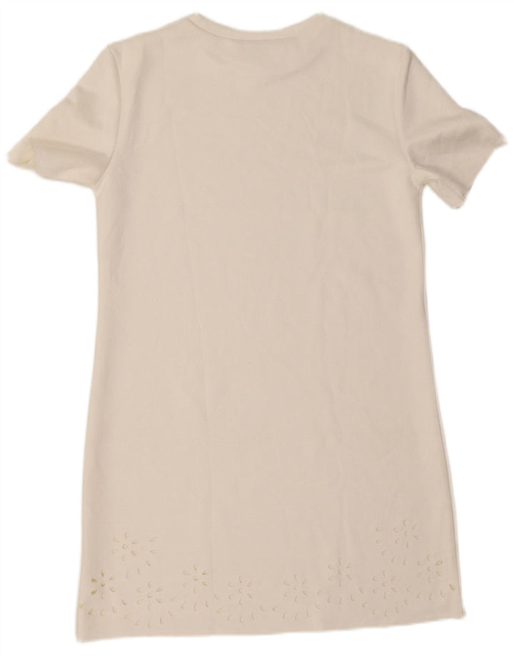 Γυναικείο φόρεμα ZARA Shift UK 10 Small White Floral