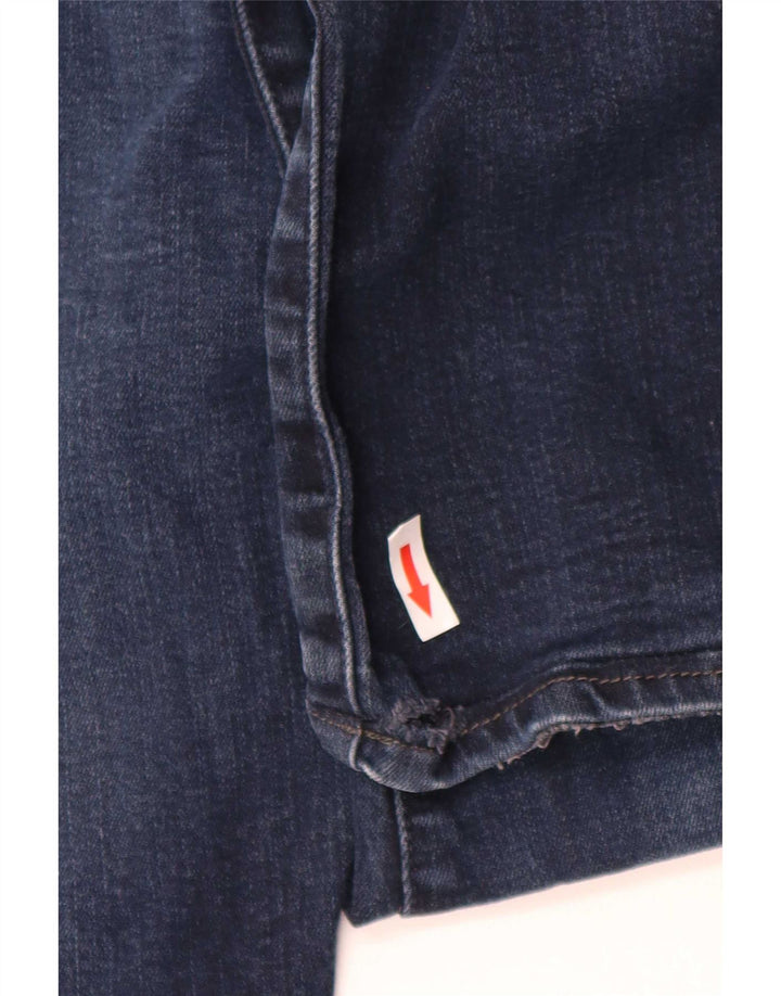 Ανδρικό τζιν Levi's Straight W32 L27 Navy Blue Cotton