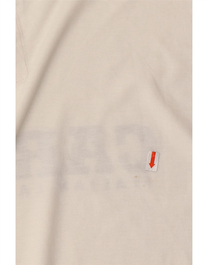 CARRERA Mens Graphic T-Shirt Top XL White Cotton
