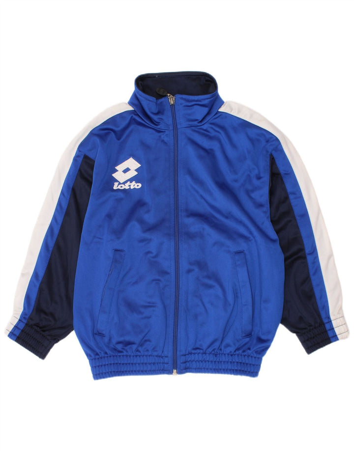Lotto Boys αθλητική φόρμα Top Jacket 5-6 ετών Small Blue Colourblock
