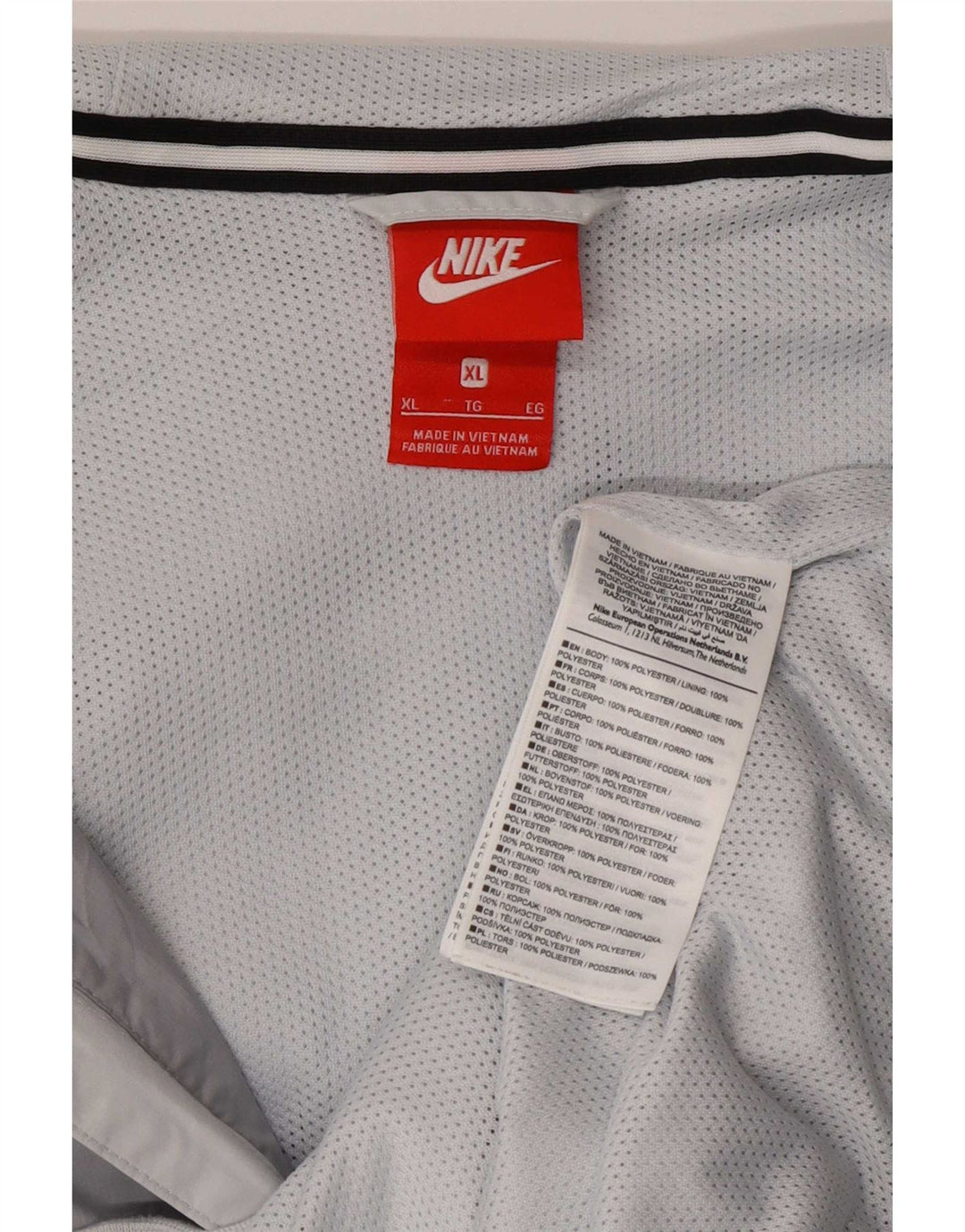 Ανδρική φόρμα Nike με κουκούλα Top Jacket XL Grey Colourblock Polyester