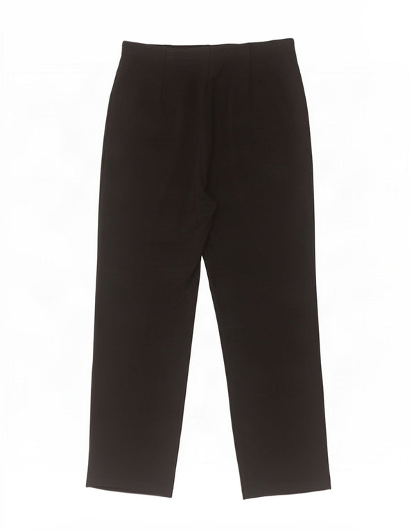 Marks & Spencer Γυναικείο ίσιο casual παντελόνι UK 14 Medium W30 L28 μαύρο