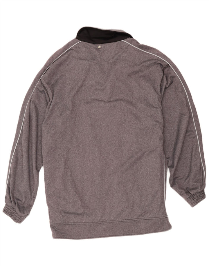 Ανδρική φόρμα γραφικών Lotto Top Jacket μεσαίου γκρι χρώματος πολυεστέρας