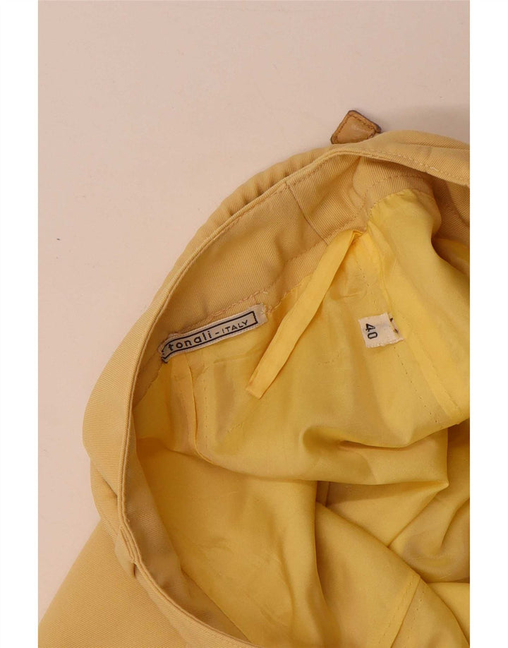 Vintage Γυναικεία Φούστα A-Line IT 40 Small W27 Yellow