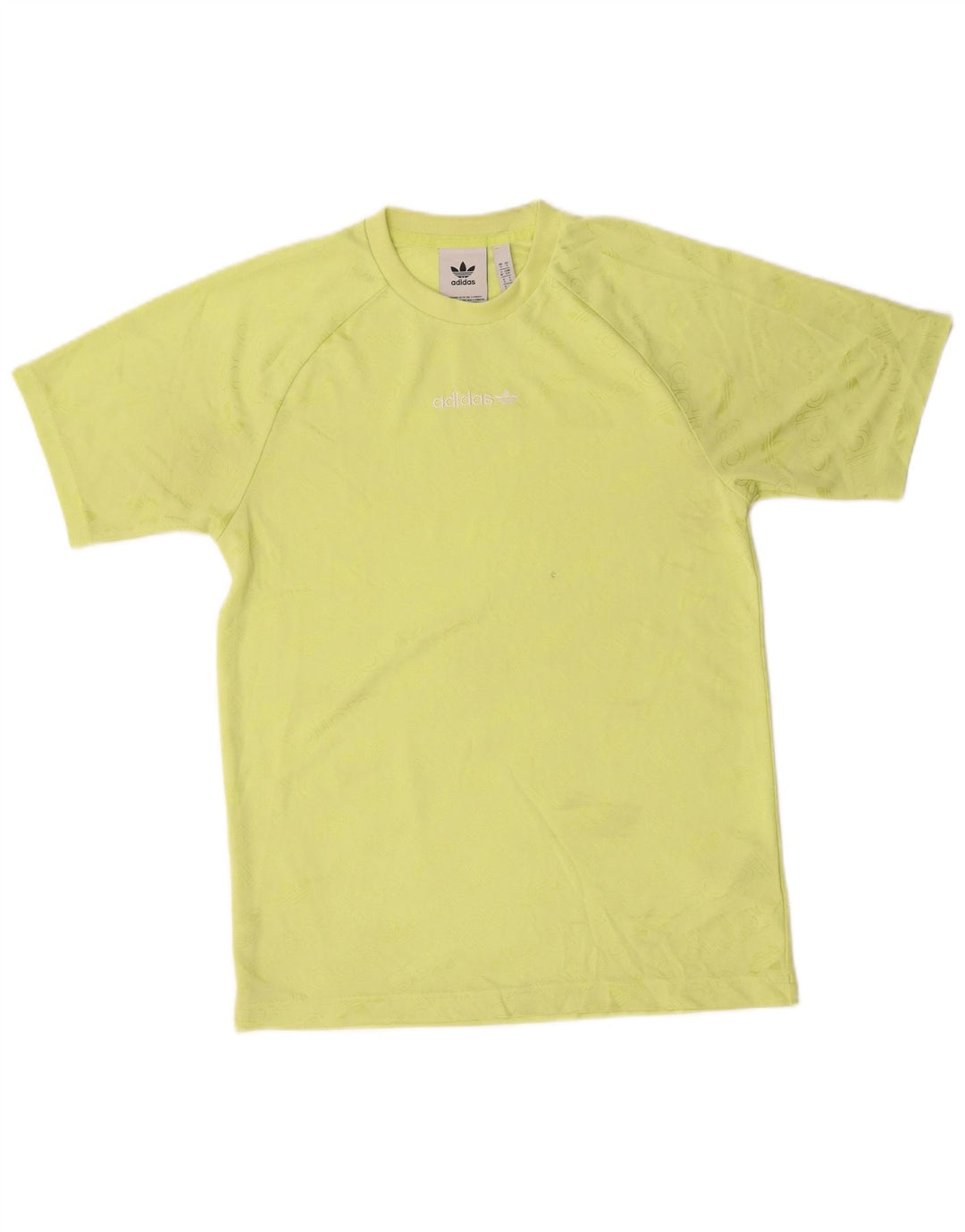 Ανδρικό γραφικό T-Shirt Adidas Top Μικρός Πράσινος Πολυεστέρας