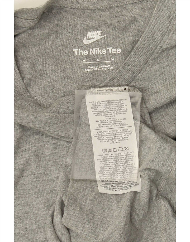 Ανδρικό T-Shirt NIKE Τοπ μεσαίο γκρι βαμβακερό