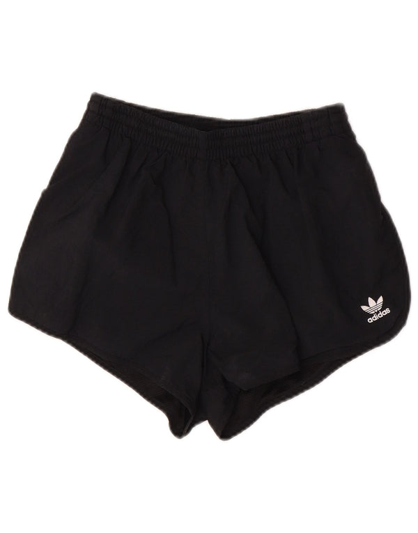 Γυναικείο αθλητικό σορτς Adidas UK 8 μικρό μαύρο πολυεστέρα