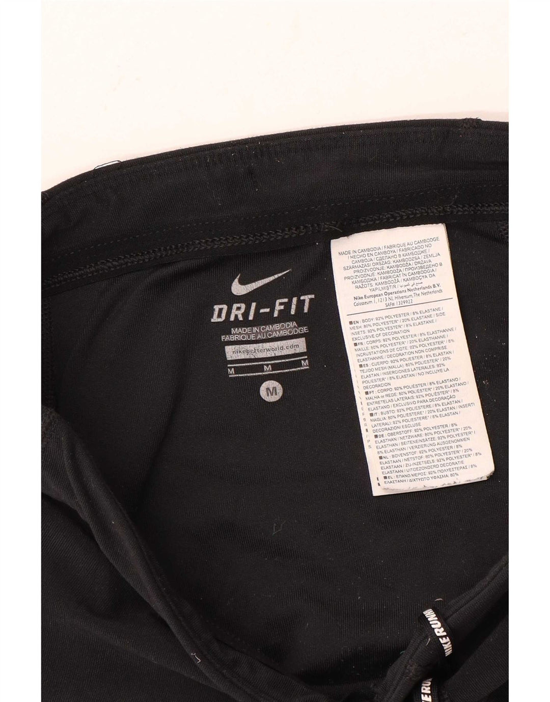 Γυναικείο κολάν Nike Dri Fit UK 14 Μεσαίο μαύρο πολυεστέρα